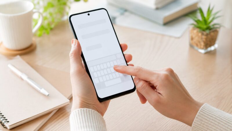 スマホでひらがなの「ゔ」を入力する方法